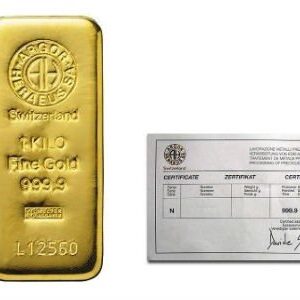 1 Kilo Argor Heraeus Gold Bar For Sa
