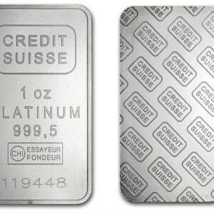1 oz Credit Suisse Platinum Bar For