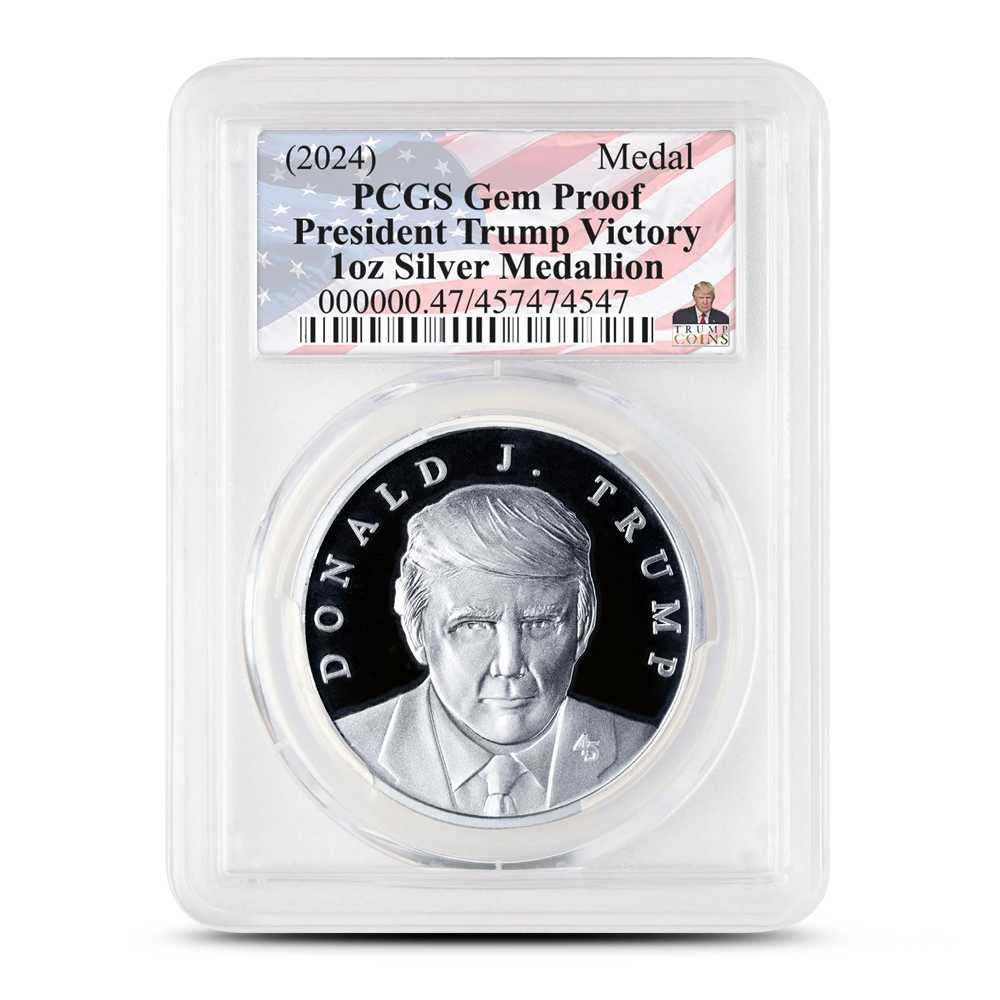 1 oz President Trump Victory Silver