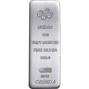 Buy 100 oz PAMP Suisse Silver Bar
