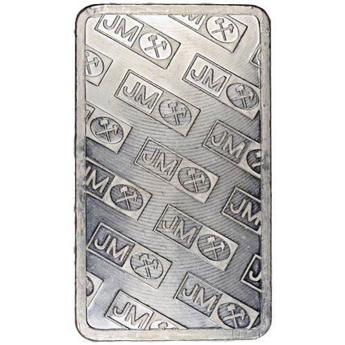 100 oz Pressed Johnson Matthey Silver Bar - Image 3