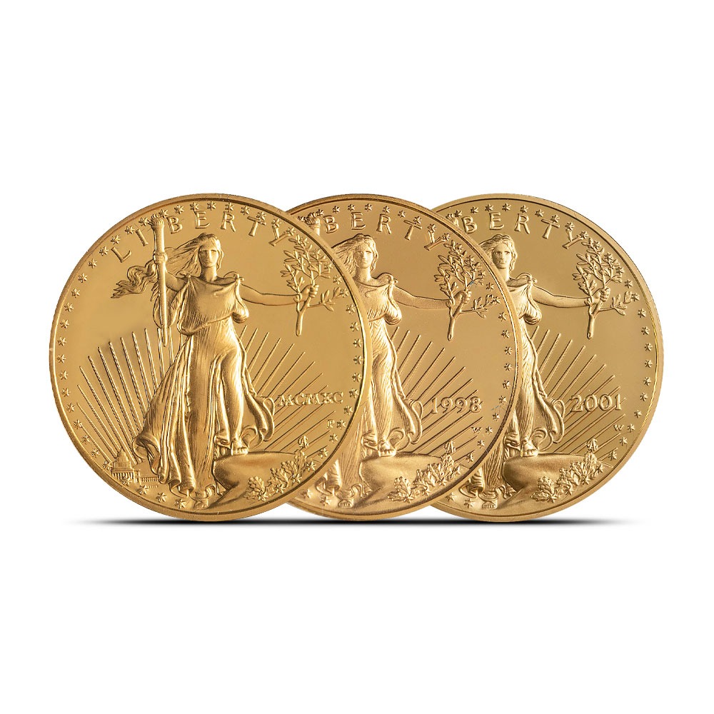 1/2 oz Proof American Gold Eagle Coi