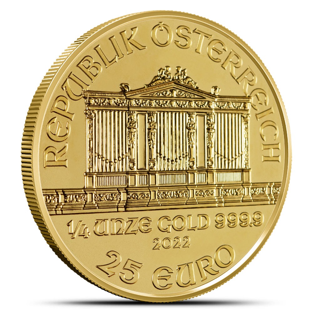 1/4 oz Austrian Gold Philharmonic Coin (Random Year) - Image 2