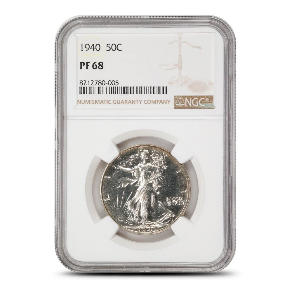 1940 Proof Walking Liberty Half Doll