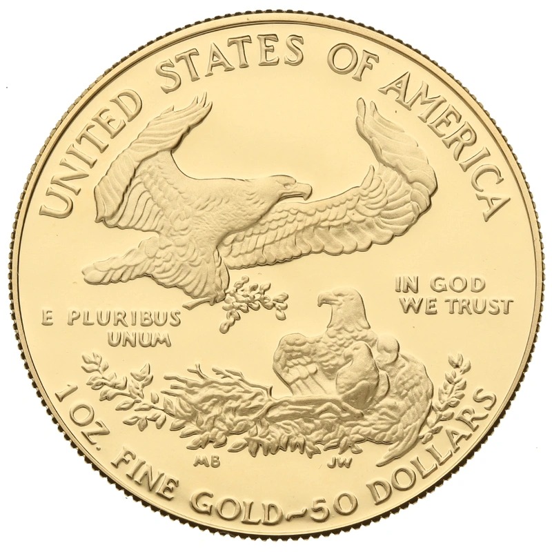 1990 1 oz Proof American Eagle Gold Coin MCMXC Boxed - Image 3