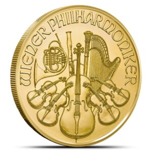 1998 1 oz Austrian Gold Philharmonic
