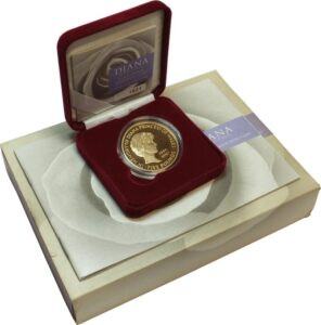 £5 Proof Gold Crown Coin Diana Princ