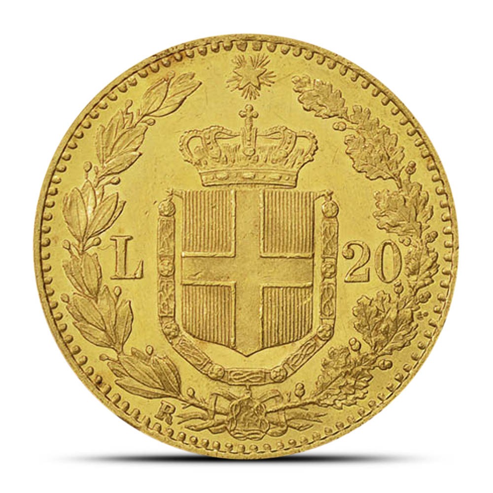 Buy 20 Lire Italian Gold Coin (Circulated) - Image 2