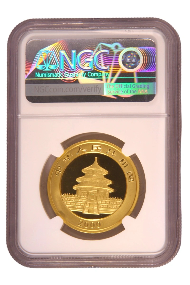 1 oz Chinese Panda Gold Coin Frosted