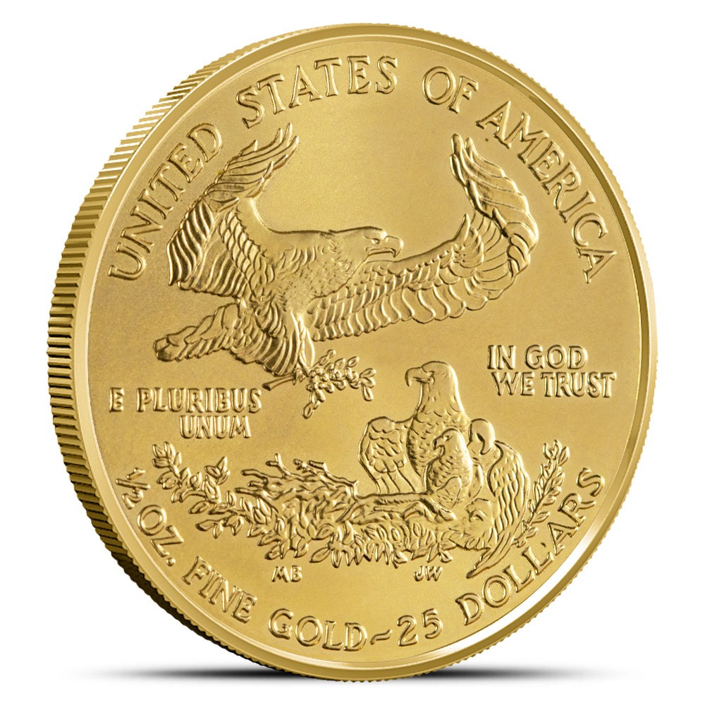 2002 1/2 oz American Gold Eagle Coin - Image 2