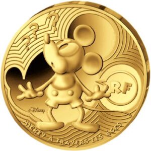 5 oz Proof French Gold Mickey Mous