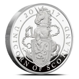 2017 1 Kilo Proof British Silver Que