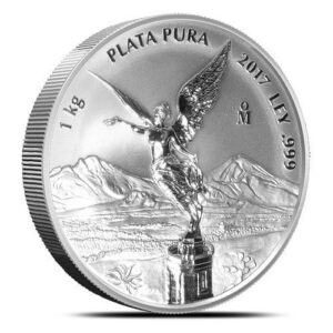 2017 1 Kilo Reverse Proof Mexican Si