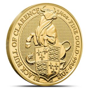 1/4 oz British Gold Queens Beast Bla