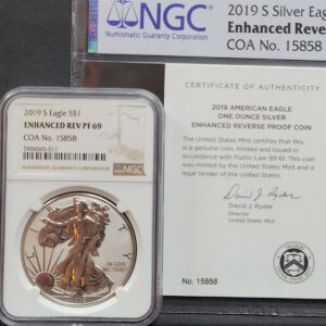 2019-S 1 oz American Silver Eagle En