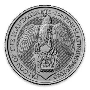 1 oz British Platinum Queens Beast F