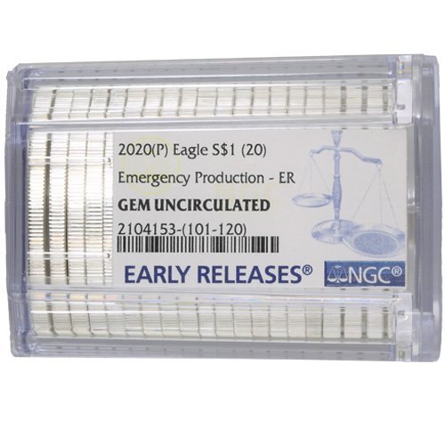 2020 (P) American Silver Eagle NGC Gem Roll (ER, Philadelphia)