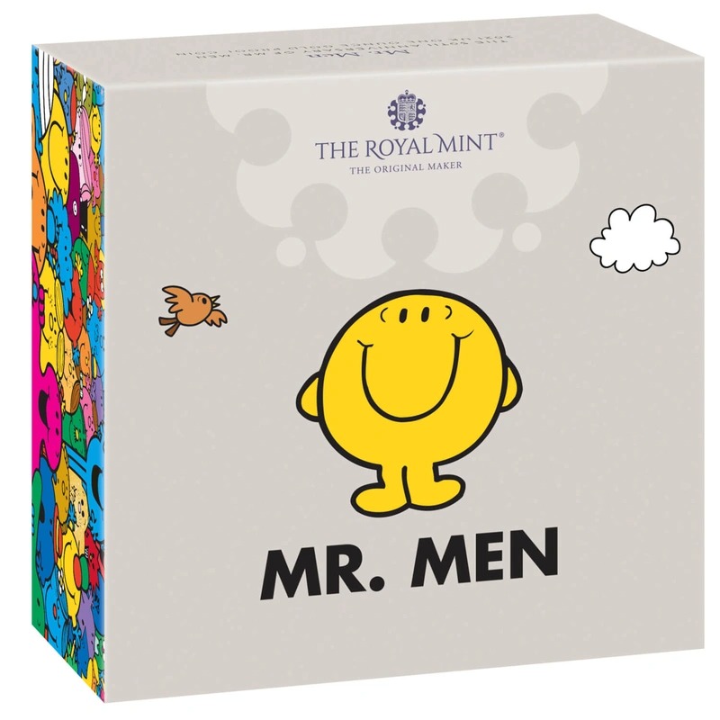 2021 1 oz Mr Men Mr Happy Proof Gold Coin Boxed - Image 3