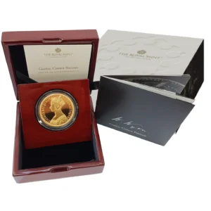 2021 2 oz Proof British Gold Gothic