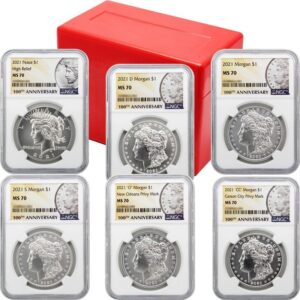 2021 Morgan and Peace Silver Dollar