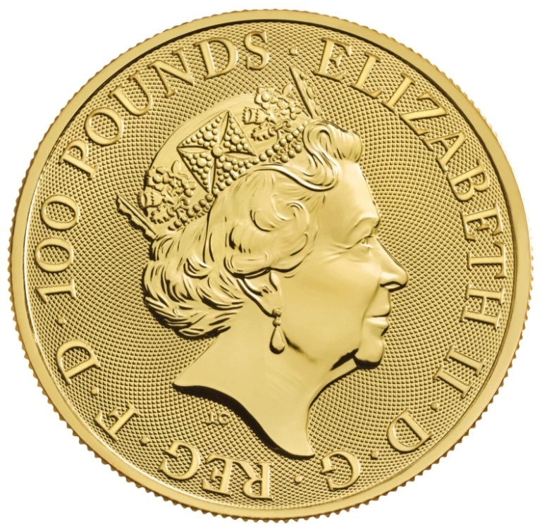 2021 1 oz Queens Beasts Completer Gold Coin - Image 2