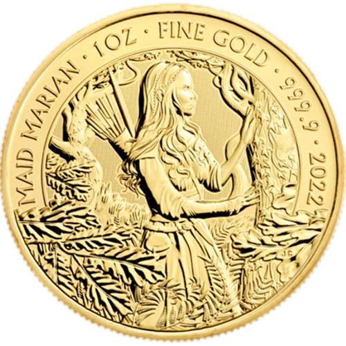 2022 1 oz British Maid Marian Gold
