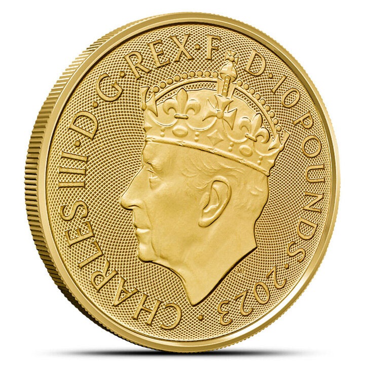 2023 1/10 oz British Gold Coronation of the King Monster Box (500 Coins, BU) - Image 2