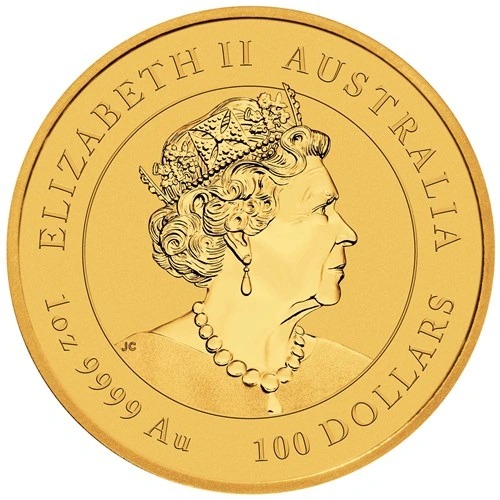 2023 1 oz Perth Mint Year of the Rabbit Gold Coin - Image 2