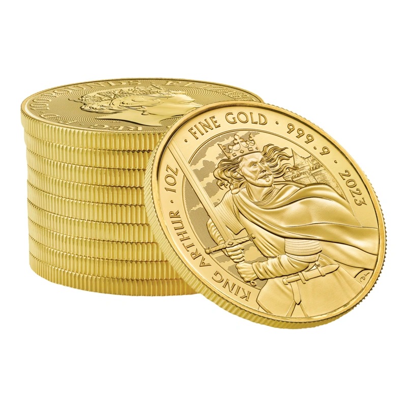 2023 1 oz King Arthur Gold Coin Myth