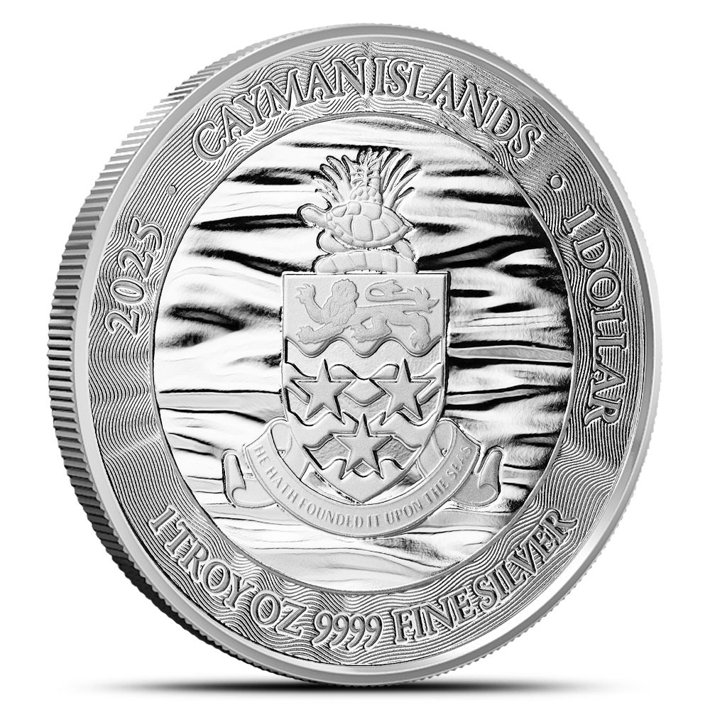 2025 1 oz Cayman Islands Silver Sea Life Marlin Coin (Alpha Strike, Proof-Like) - Image 3
