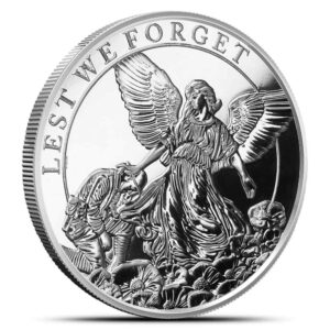 1 oz Falkland Island Silver Remembra