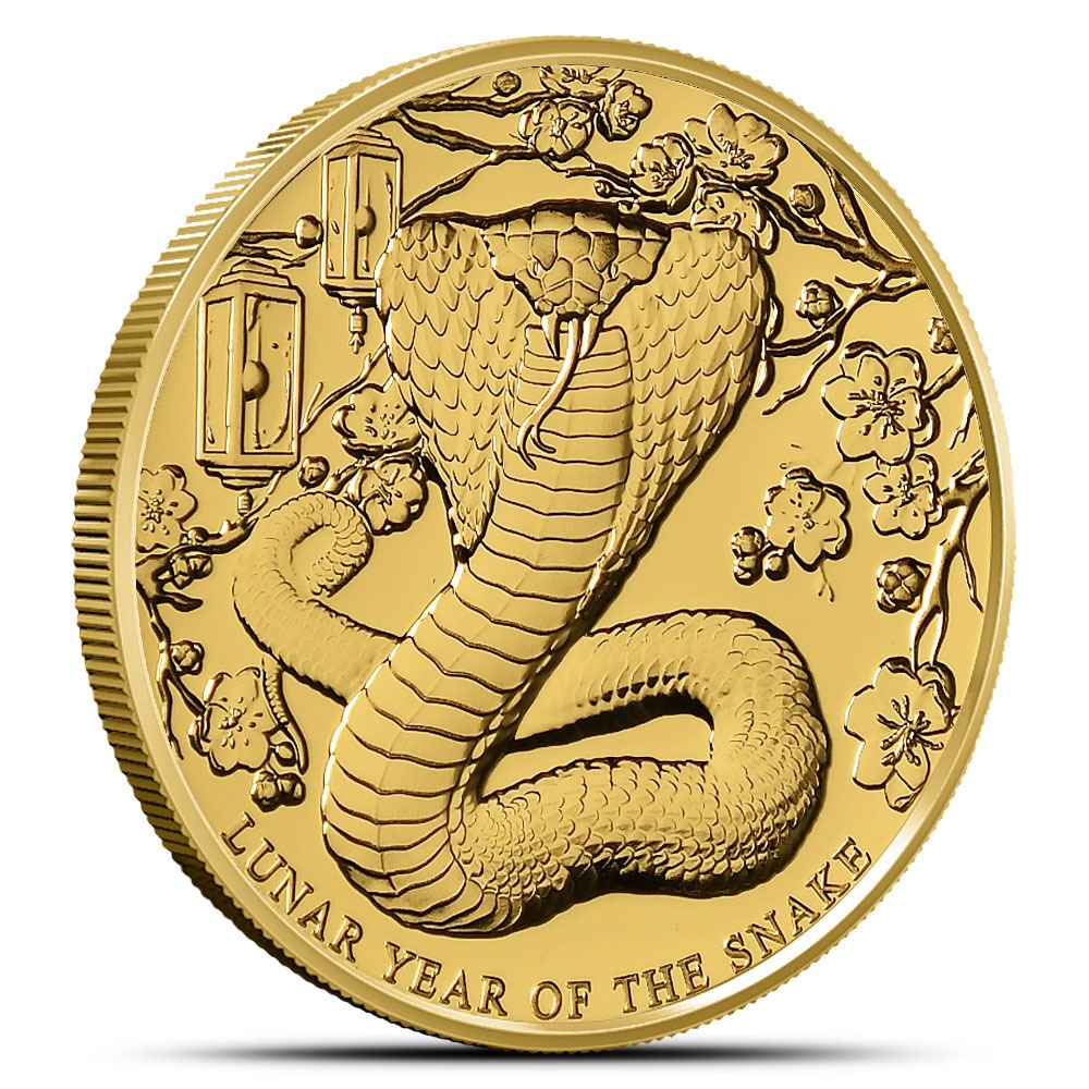 1 oz Pitcairn Islands Gold Lunar Yea