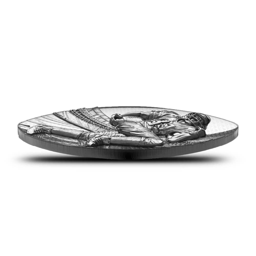 2025 2 oz Antique Samoa Silver Touch Down Coin (High Relif, Capsule + CoA) - Image 5
