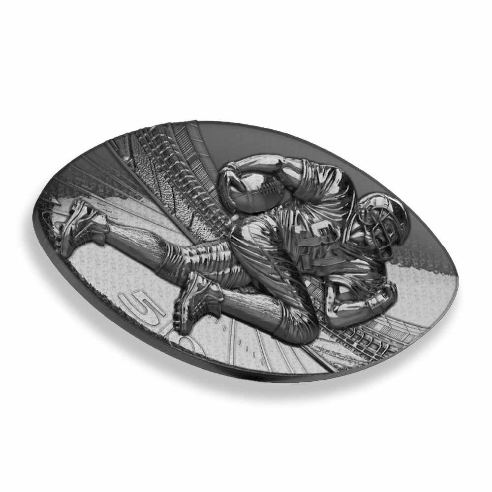 2025 2 oz Antique Samoa Silver Touch Down Coin (High Relif, Capsule + CoA) - Image 4