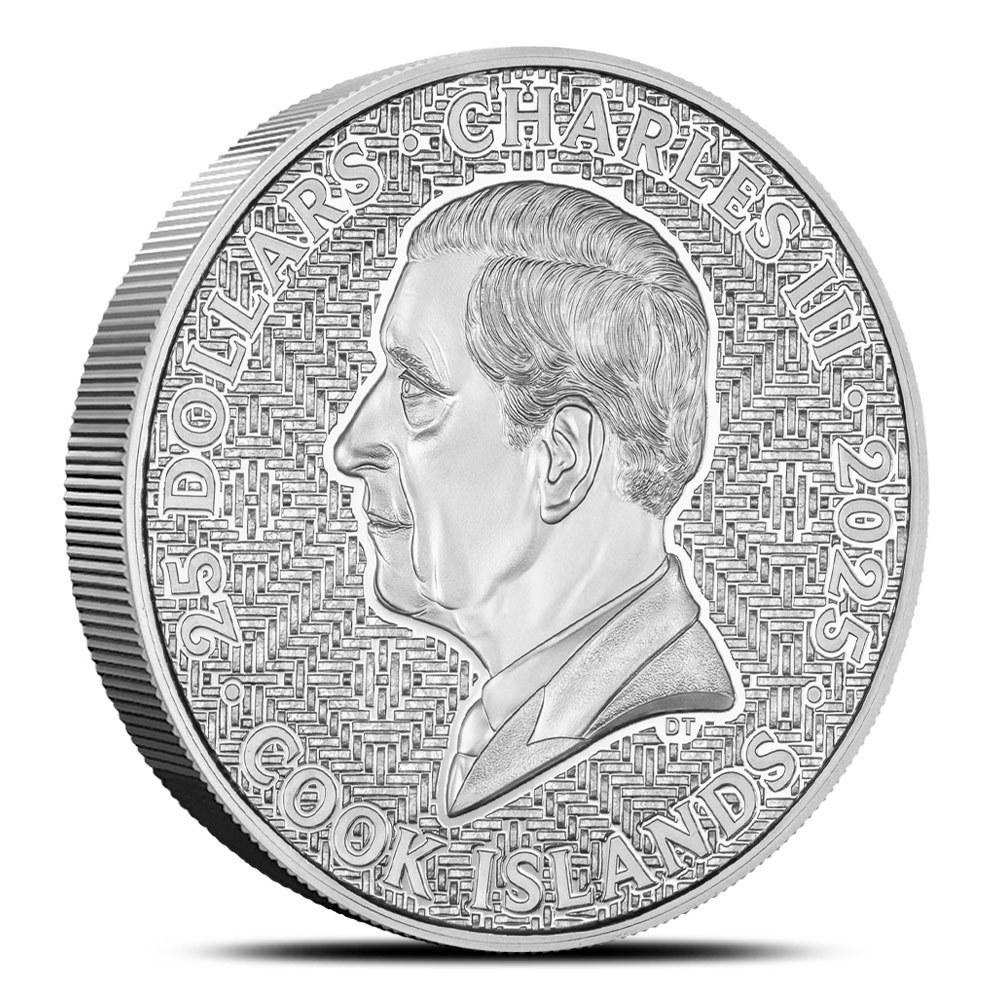 2025 5 oz Proof Cook Islands Silver Samurai Coin - Image 2
