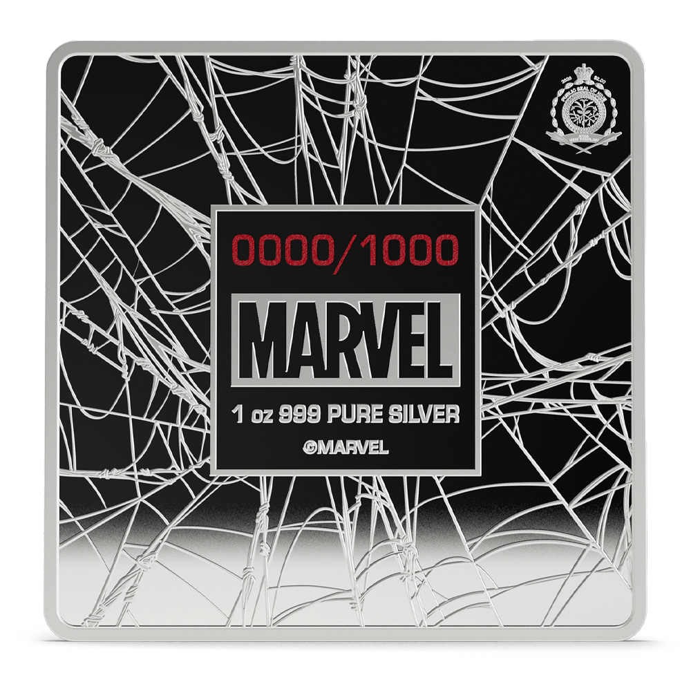 2026 1 oz Colorized Proof Niue Silver Spider-Man Finds Strength Coin (Box + CoA) - Image 2