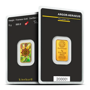 5 Gram Argor Heraeus Kinebar Gold B