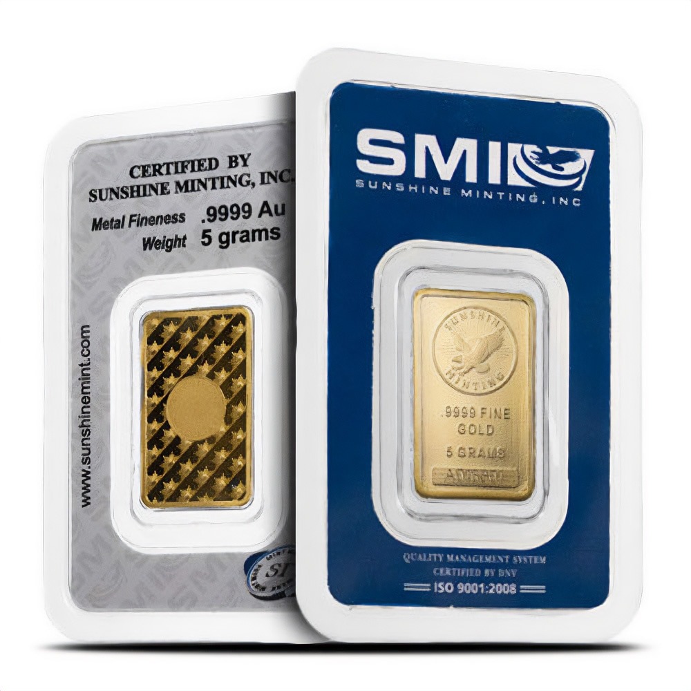 Buy 5 Gram Sunshine Gold Bar