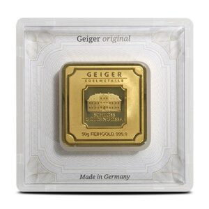 Buy 50 Gram Geiger Edelmetalle Squar