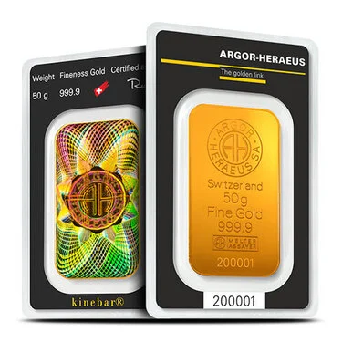 Buy 50 Gram Argor Heraeus Kinebar