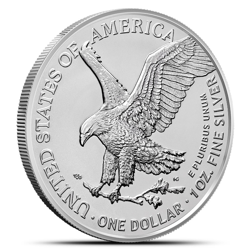 2026 1 oz American Silver Eagle Tube (20 Coins, BU) - Image 3