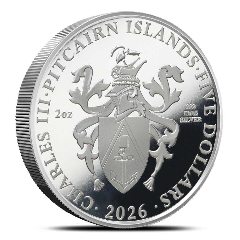 2026 2 oz Proof Colorized Pitcairn Islands Marilyn Monroe Silver Coin (Ultra High Relief, Box & CoA) - Image 2
