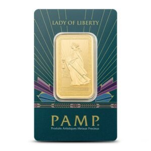 1 oz PAMP Suisse Gold Lady of Libert