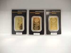 Argor Heraeus Gold Bars